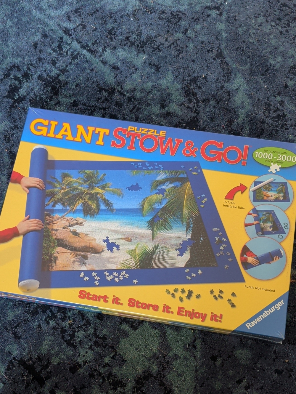 New In Box! RAVENSBURGER Giant (1000-3000 Piece) Puzzle Stow & Go Storage System